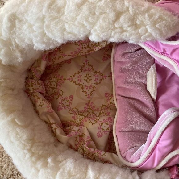 Obermeyer Kids Ski Snow Jacket Detachable Hood Embroidered Pink Size 2T - Picture 5 of 10